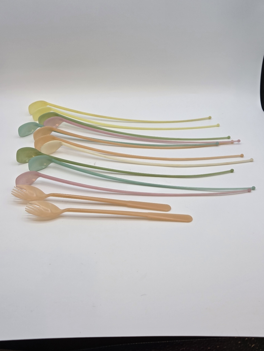Vintage Tupperware Ice Tea Spoons and Sporks